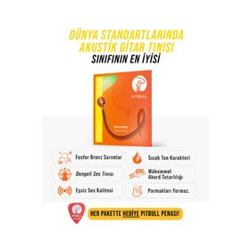 Pitbull GAG SL 10-47 Super Light Gold Akustik Gitar Teli