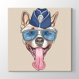 Pitbull Popart Tablosu