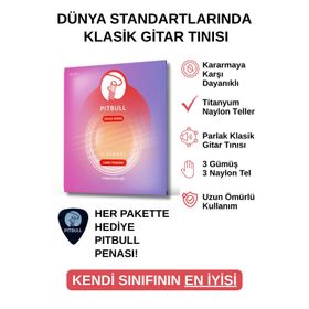 Pitbull SET VCG HT Venüs Seri Hard Tansiyon Strings Klasik Gitar Teli