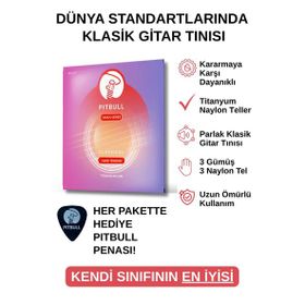 Pitbull SET VCG HT Venüs Seri Hard Tansiyon Strings Klasik Gitar Teli