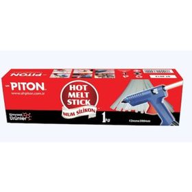 Piton 18x300 mm 1 kg Mum İnce Şeffaf Silikon