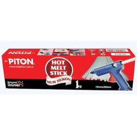 Piton 18x300 mm 1 kg Mum İnce Şeffaf Silikon