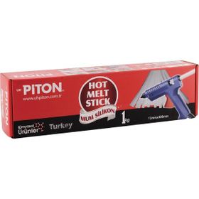 Piton 18x300 mm 1 kg Mum İnce Şeffaf Silikon