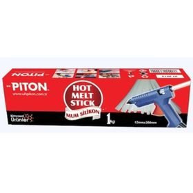 Piton 18x300 mm 1 kg Mum İnce Şeffaf Silikon