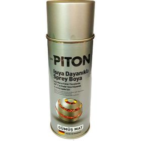 Piton Mat Gümüş 400 ml Isıya Dayanıklı Sprey Boya