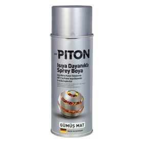 Piton Mat Gümüş 400 ml Isıya Dayanıklı Sprey Boya