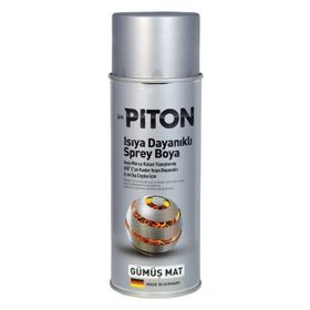 Piton Mat Gümüş 400 ml Isıya Dayanıklı Sprey Boya