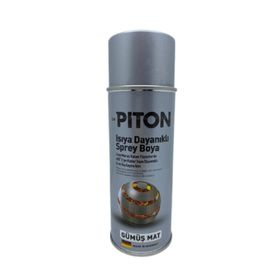 Piton Mat Gümüş 400 ml Isıya Dayanıklı Sprey Boya