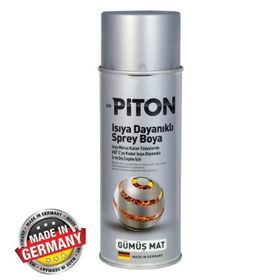 Piton Mat Gümüş 400 ml Isıya Dayanıklı Sprey Boya