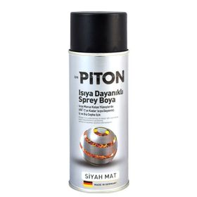 Piton Mat Siyah 400 ml Isıya Dayanıklı Sprey Boya
