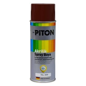Piton RAL 3009 Oksit Kırmızı 400 ml Sprey Akrilik Boya