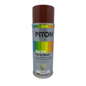 Piton RAL 3009 Oksit Kırmızı 400 ml Sprey Akrilik Boya