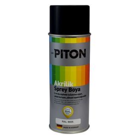 Piton RAL9005 Mat Siyah Akrilik Sprey Boya