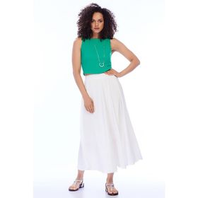 Pitti 20951 Beyaz Kadın Etek