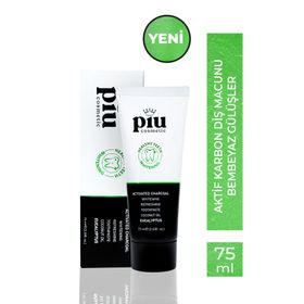 Piu Cosmetic Aktif Karbon 75 ml Diş Macunu