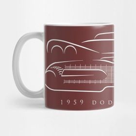 Pixxa 1959 Dodge Coronet - Stencil Kupa Bardak