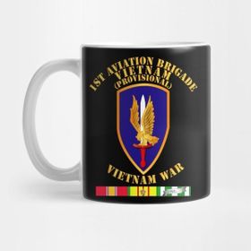 Pixxa 1st Aviation Brigade (Provisional) - Vietnam War W Svc Kupa Bardak