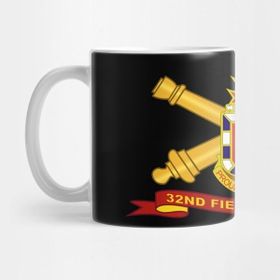 Pixxa 32ND Field Artillery W Br Ribbon Kupa Bardak