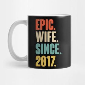 Pixxa 3rd Wedding Anniversary Gift For Her Epic Wife Since 2017 Kupa Bardak