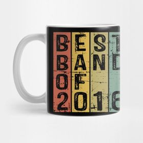 Pixxa 4th Wedding Anniversary Gift For Him Or Her Retro Vintage Best Band Of 2016 Kupa Bardak
