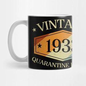 Pixxa 87 Years Old 87TH Birthday Gift 1933 Quarantine Edition Kupa Bardak