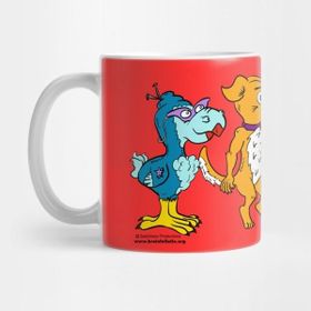 Pixxa A Dodo, A Dog, & A Lizard Kupa Bardak