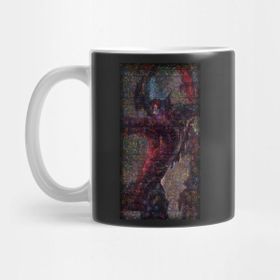 Pixxa Aatrox Mosaic Portrait 1 Kupa Bardak