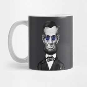 Pixxa Abraham Lincoln Steampunk Kupa Bardak