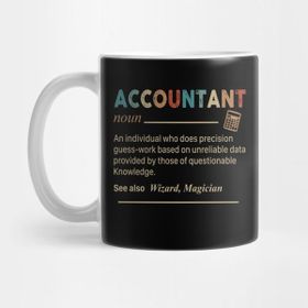 Pixxa Accountant Muhasebeci Kelime Anlamı Kupa Bardak