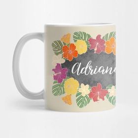 Pixxa Adriana Tropical Hibiscus Flowers Name Kupa Bardak