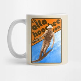 Pixxa Alan Jackson Chattahoochee Waterskiing Retro Country Fan Art Kupa Bardak