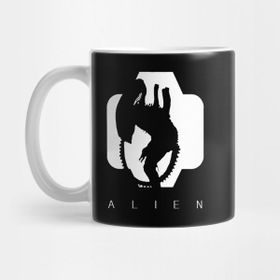 Pixxa Alien Silhouette Kupa Bardak