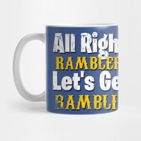 Pixxa All Right Ramblers Let's Get Rambling Rezervuar Köpekleri Kupa Bardak