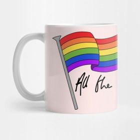 Pixxa All The Love Pride Flag Kupa Bardak