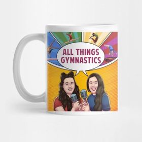 Pixxa All Things Gymnastics Podcast Logo Kupa Bardak