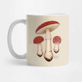 Pixxa Amanita Muscaria Kupa Bardak