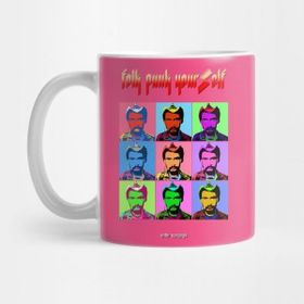 Pixxa Andy Warpigs Folk Punk Yourself See Thru Design Kupa Bardak