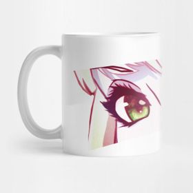 Pixxa Anime Eyes (Red) Kupa Bardak