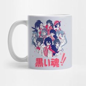 Pixxa Anime Girls Black Soul Kupa Bardak