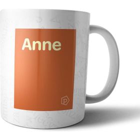 Pixxa Anne Tanımı Komik Turuncu Kupa Bardak