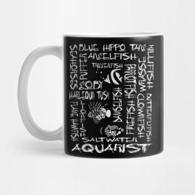 Pixxa Aquarist Gifts Hobbyist Saltwater Aquarium Fishes Kupa Bardak