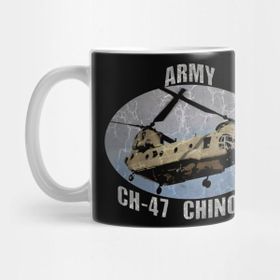 Pixxa Army Ch-47 Chinook Helıcopter Dıstresseds Gifts Kupa Bardak