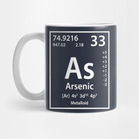 Pixxa Arsenic Element (White) Kupa Bardak