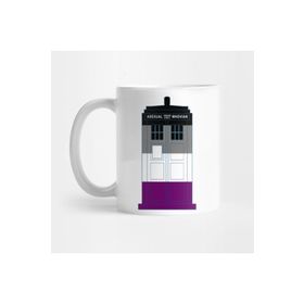 Pixxa Asexual Whovian Pride Kupa Bardak