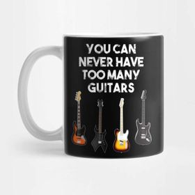 Pixxa Asla Yeterince Gitara Sahip Olamasın Kupa Bardak
