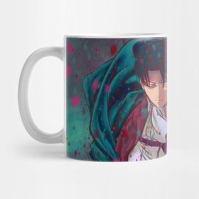 Pixxa Attack On Titan Fanart Levi Ackerman (Version 2/5) Kupa Bardak
