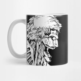 Pixxa Attack On Titan Mikasa vs Armored Titan Kupa Bardak