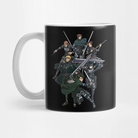 Pixxa Attack On Titan Squad Levi Kupa Bardak