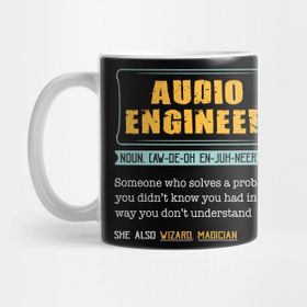 Pixxa Audio Engineer Ses Mühendisi Kelime Anlamı Kupa Bardak