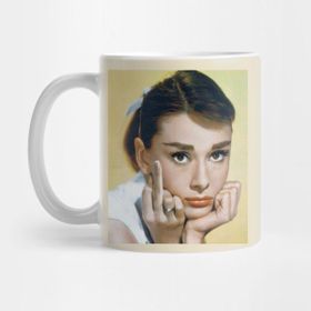 Pixxa Audrey Hepburn Orta Parmak Kupa Bardak